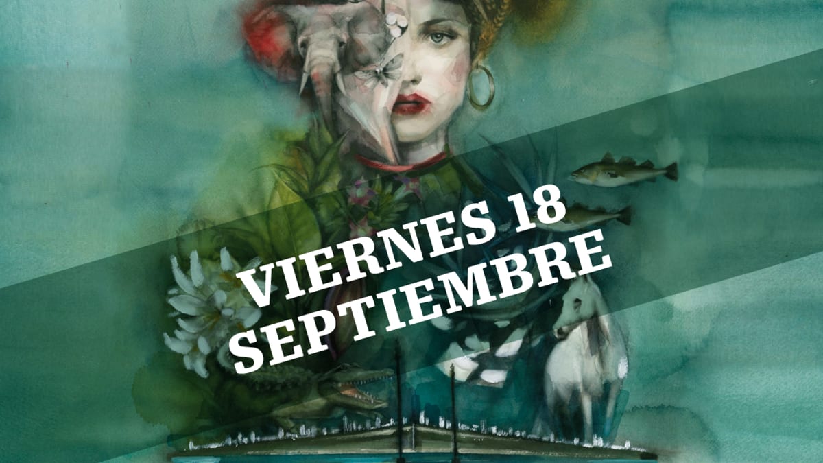 Cartel del espectáculo de clausura 'Utraque Unum' de Emporio del Orbe en Cádiz, programado para el viernes 18 de septiembre a las 22 horas