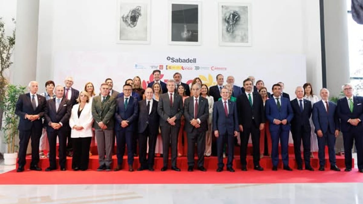 Celebración del 140 aniversario de la Cámara de Comercio de Pontevedra, Vigo y Vilagarcía de Arousa en Vigo
