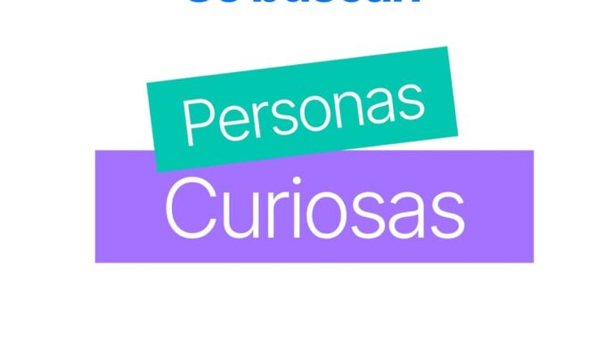 Castellón busca personas curiosas para su Biblioteca 5.0 Cartel de la Biblioteca 5.0 de Castellón con el texto 'Se buscan Personas Curiosas'