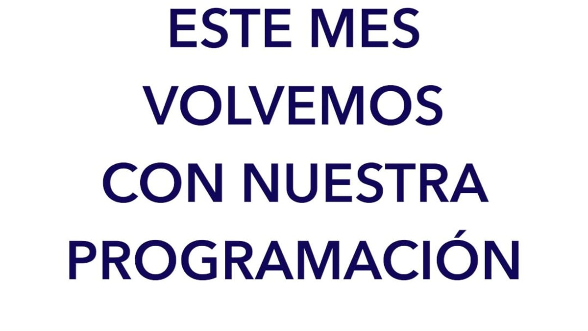 Cartel anunciador del regreso de la programación del Centro Cultural María Victoria Atencia en septiembre con el logo de la Diputación Provincial de Málaga