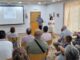 Presentación de la charla 'De plaza en plaza' sobre la historia de la plaza de toros de Ciempozuelos, con proyección de imágenes y documentos históricos de encierros y festivales taurinos