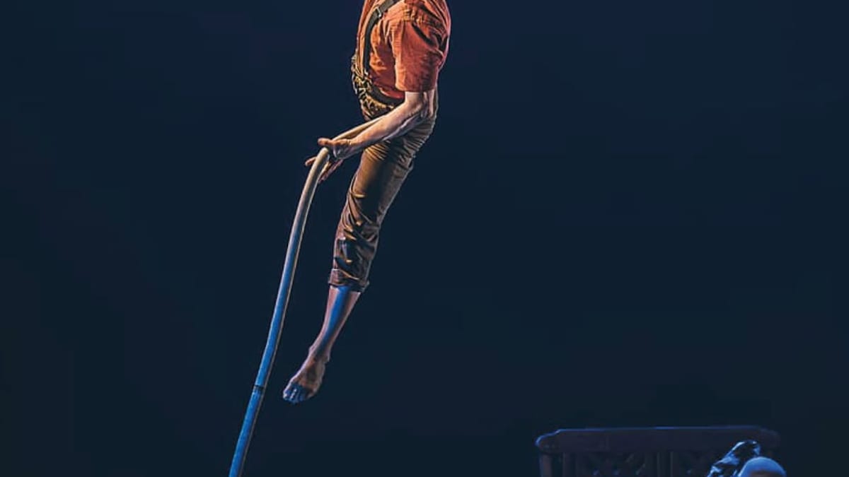 Cartel de Circo a Escena en Murcia con información de las cuatro funciones programadas entre septiembre y noviembre