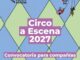 Cartel oficial de Circo a Escena 2027 con el logotipo de la Red Española de Teatros, Auditorios, Circuitos y Festivales