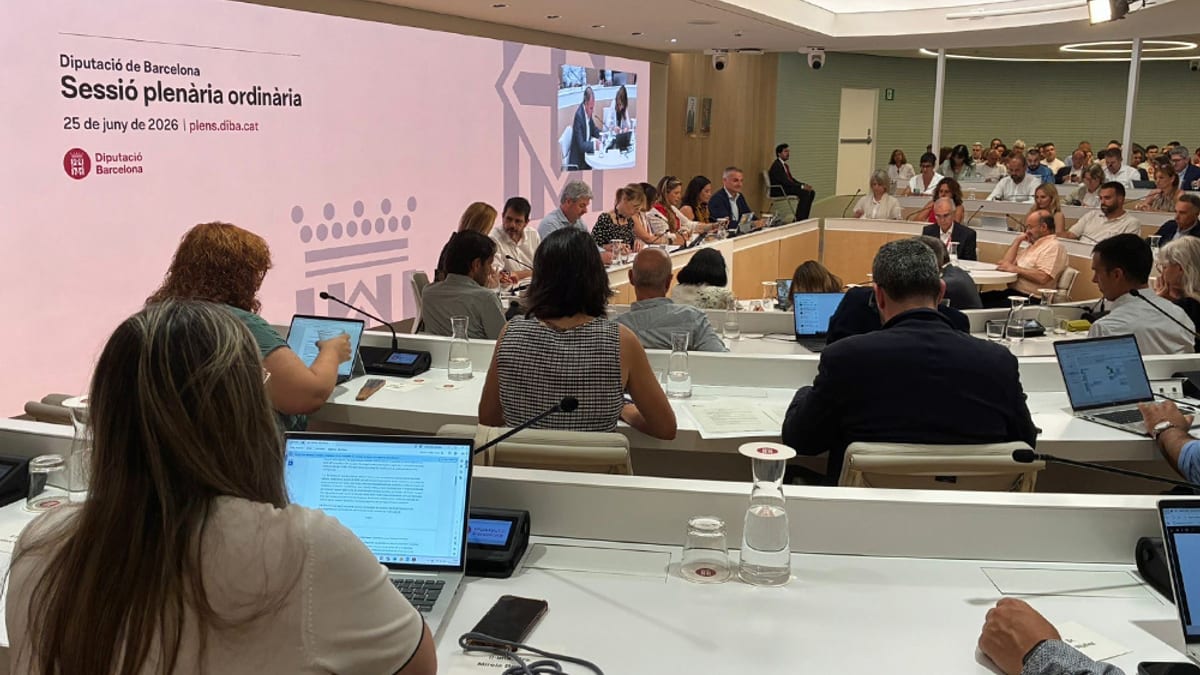 Sessió plenària ordinària de la Diputació de Barcelona