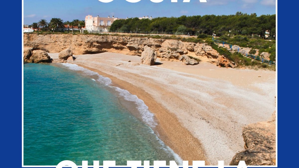 Cartel informativo de la Diputación de Castellón sobre los 120 kilómetros de costa de la provincia con motivo del Día Mundial de las Playas
