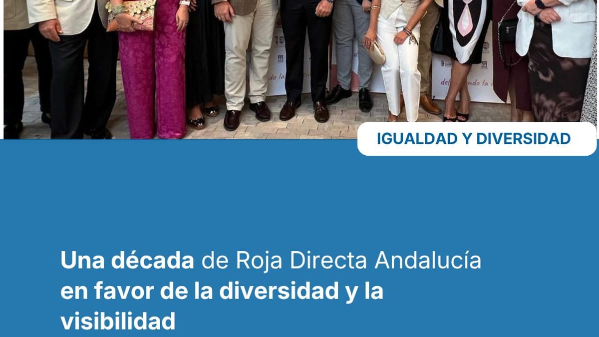 Gala de conmemoración del X aniversario de Roja Directa Andalucía en el Centro de Interpretación Paco de Lucía de Algeciras, con presencia de autoridades de la Diputación de Cádiz