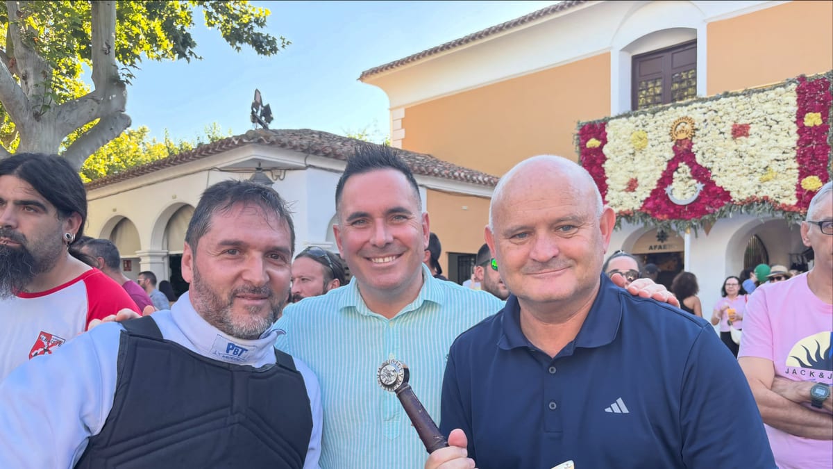Concejal de Deportes Francisco Villescusa y concejal de Educación Pascual Molina en evento de la Feria Deportiva de Albacete