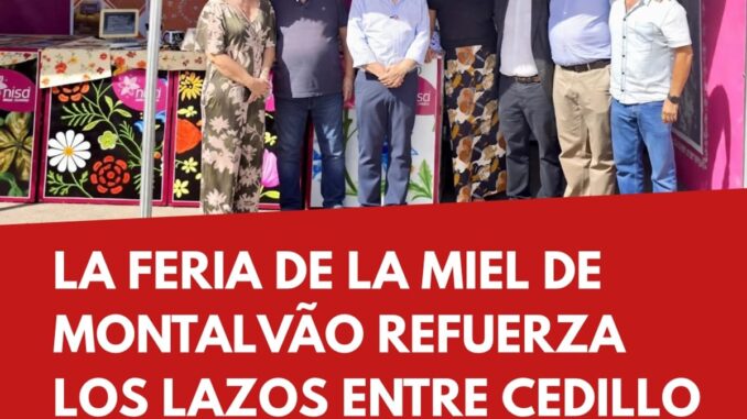 Presidenta de la Diputación de Cáceres participa en la inauguración de la Feria de la Miel 2026 de Montalvão