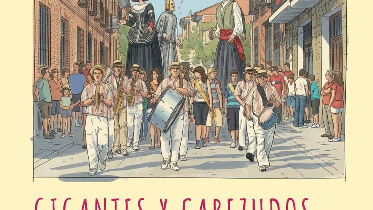 Cartel de Gigantes y Cabezudos para las Fiestas Patronales 2026 de Navalcarnero