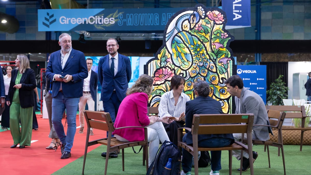 Cartel promocional de Greencities, foro de inteligencia urbana y movilidad inteligente