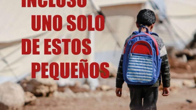 Madrid celebra la 112.ª Jornada Mundial del Migrante y del Refugiado Cartel de la 112.ª Jornada Mundial del Migrante y del Refugiado 2026 con el lema 'Incluso uno solo de estos pequeños'