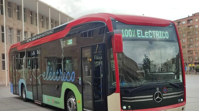 Logroño modifica itinerarios en cinco líneas de autobús por San Mateo Cartel informativo sobre modificaciones en líneas de autobús de Logroño por fiestas de San Mateo