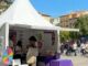 Cartel informativo de los Puntos Violeta del Ayuntamiento de Logroño para las fiestas de San Mateo26