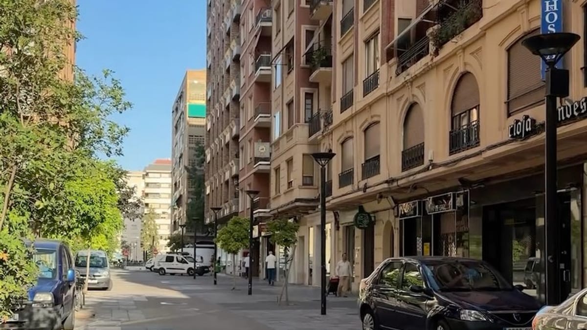 Calle Doctores Castroviejo de Logroño con actuación de regeneración urbana prevista