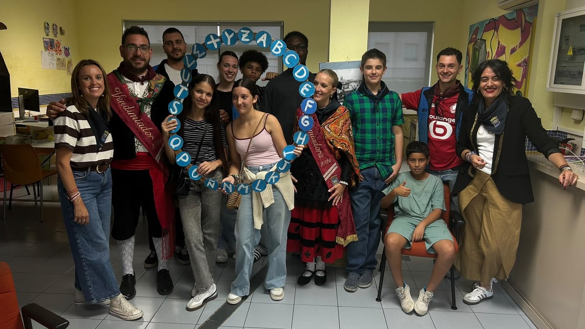 Jóvenes celebrando San Mateo en Logroño durante actividades inclusivas en Centros Jóvenes