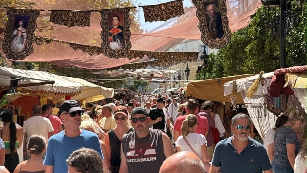 Cartel de actividades del Mercado del Orbe de Cádiz para el domingo 20 de septiembre con programación teatral y musical