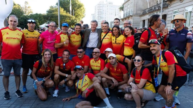 Alfonso Rueda inaugura el Mundial de triatlón en Pontevedra Alfonso Rueda Valenzuela en la inauguración del Mundial de triatlón de Pontevedra
