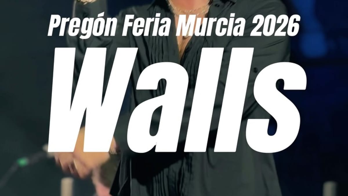 Pregón de la Feria de Murcia 2026 en la Plaza del Cardenal Belluga con actuación de Walls y la Orquesta de Jóvenes Ciudad de Murcia