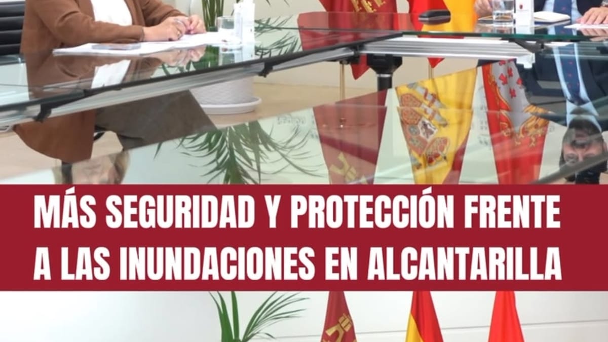 Reunión entre el presidente López Miras y la alcaldesa de Alcantarilla para coordinar iniciativas de protección contra inundaciones