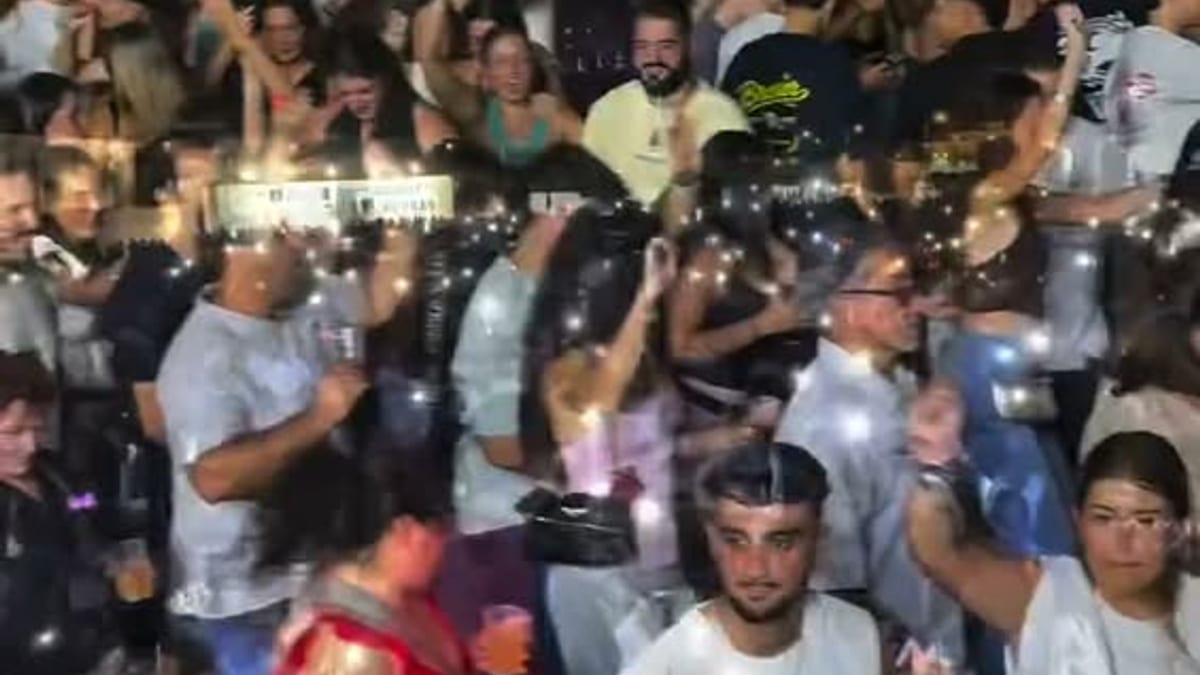 Orquesta La Misión durante su actuación en Ocaña