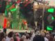 Actuación de la Orquesta Diamante en el Paseo del Espolón de Logroño durante las fiestas de San Mateo