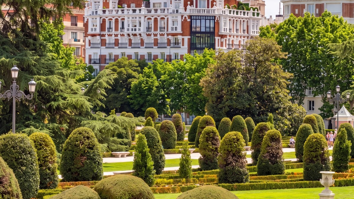 Paisaje de la Luz, vista del espacio reconocido por la UNESCO en Madrid