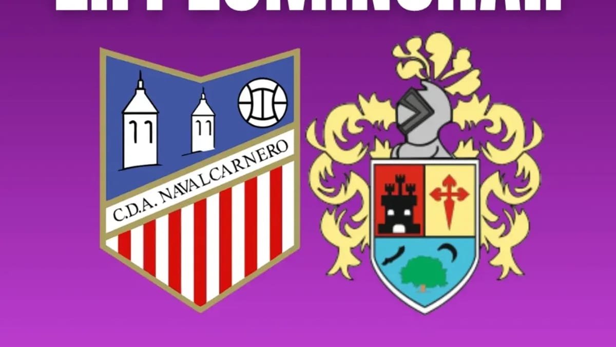 Cartel del partido amistoso femenino sénior entre Navalcarnero y E.F. Lominchar