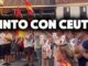 Plaza del Ayuntamiento de Pinto llena de vecinos en concentración de apoyo a Ceuta