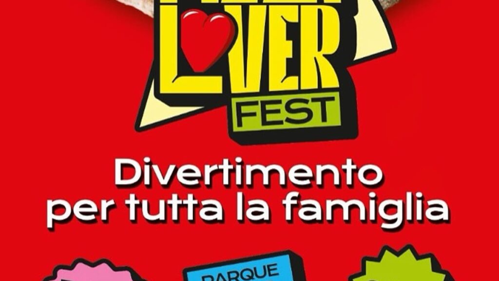 Cartel del Pizza Lover Fest 2025 de Cáceres con información del festival en el Parque Padre Pacífico del 24 al 27 de septiembre