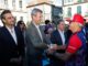 Acto de presentación del Campeonato Mundial de Triatlón en Pontevedra con autoridades de la Xunta de Galicia