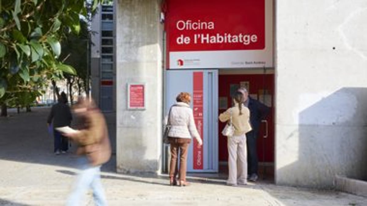Logotipo de la Oficina de l'Habitatge de Barcelona, programa de mediación de conflictos de vivienda