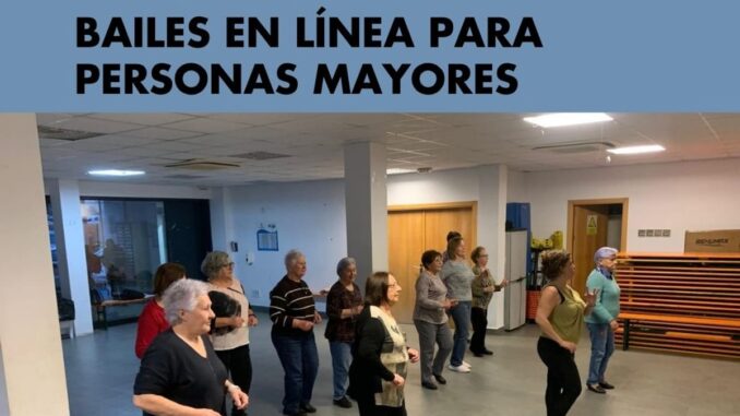 Santa Eulària abre clases gratuitas de baile en línea para mayores Cartel informativo del Ajuntament de Santa Eulària des Riu sobre clases de bailes en línea para personas mayores