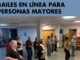 Cartel informativo del Ajuntament de Santa Eulària des Riu sobre clases de bailes en línea para personas mayores