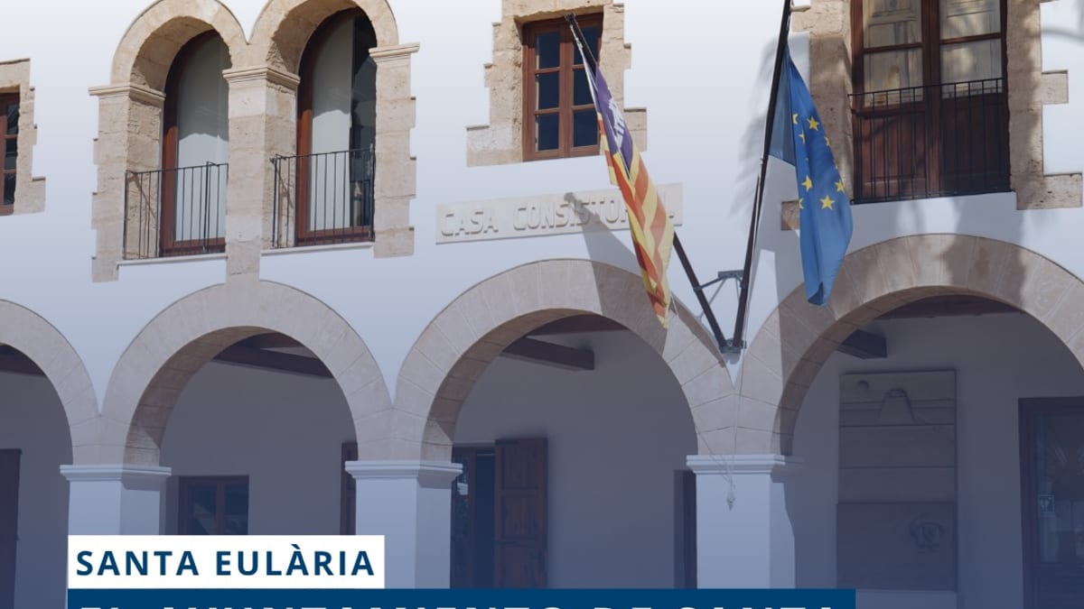 Comunicado oficial del Ayuntamiento de Santa Eulària sobre incremento de inversión en personal municipal