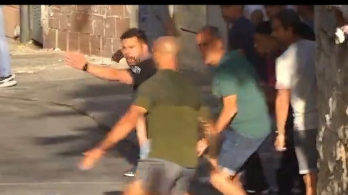 Momento de los encierros durante el segundo día de las Fiestas Patronales 2026 de Arganda del Rey