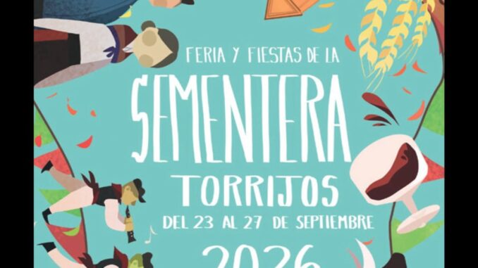 Cartel oficial de las Fiestas de la Sementera de Torrijos 2026, celebradas del 23 al 27 de septiembre