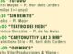 Cartel con programación del POT en Castellón: espectáculos de circo y teatro de calle para hoy domingo 20 de diumenge