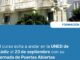 Cartel de la Jornada de Puertas Abiertas e Informativa de la UNED de Cádiz
