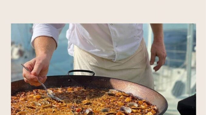Cartel de la final World Paella Day Cup en Valencia, mostrando el evento del 20 de septiembre en La Marina