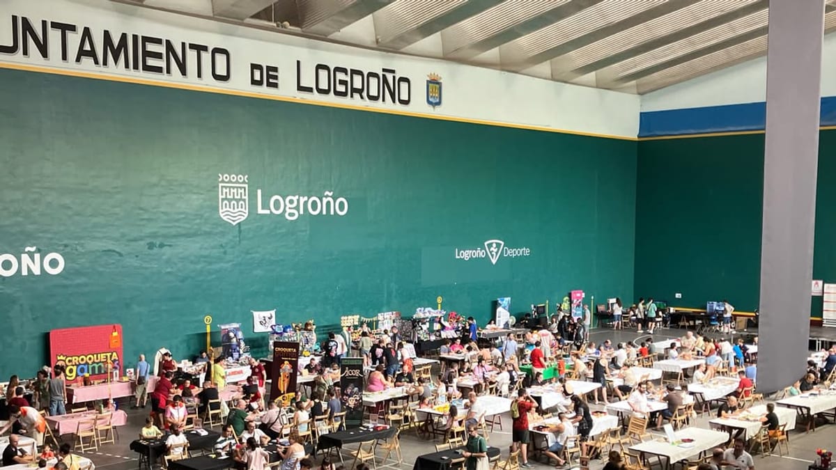 Cartel promocional de la VI edición de 'Entre Viñas Anda el Juego' en Logroño
