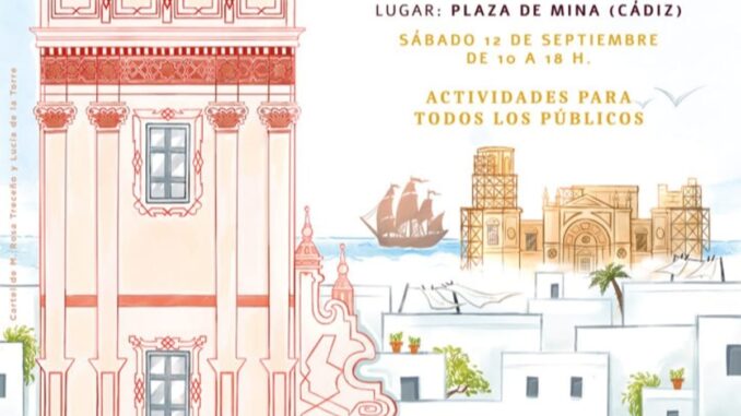 Viñetas de un Nuevo Mundo: concurso de cómic en vivo en plaza de Mina Cartel promocional de Viñetas de un Nuevo Mundo: concurso de cómic en vivo en plaza de Mina de Cádiz, sábado 12 de septiembre