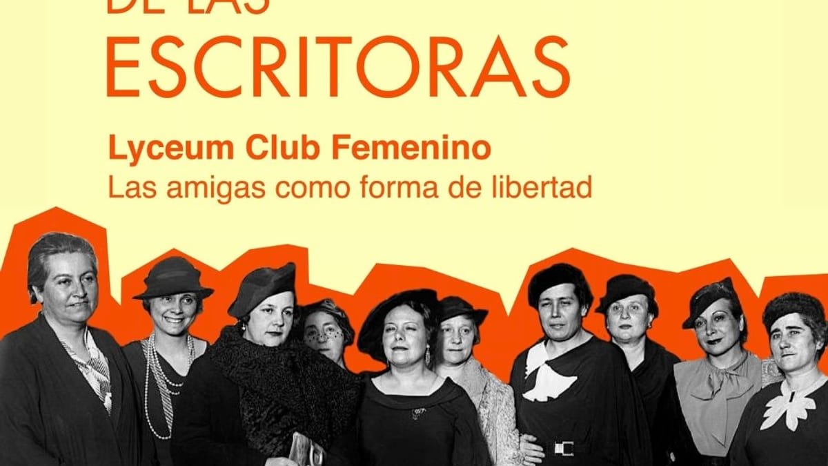 Cartel del XI Día de las Escritoras con el Lyceum Club Femenino bajo el lema Las amigas como forma de libertad, 19 de octubre de 2026