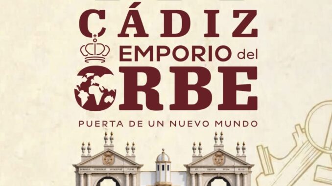 Últimas plazas para la yincana 'Cádiz, Emporio del Orbe' Cartel promocional de la yincana Cádiz Emporio del Orbe con logos de instituciones colaboradoras