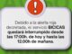 Aviso de suspensión del servicio BICICAS por alerta roja en Castellón
