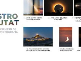 Cartel del III Concurso de Astrofotografía AstroCiutat sobre el eclipse solar del 12 de agosto de 2026