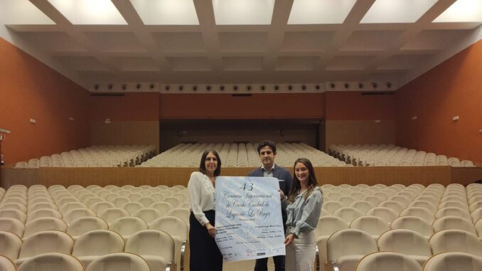 Logroño acoge la 43ª edición del Concurso Internacional de Canto Cartel promocional de la 43ª edición del Concurso Internacional de Canto Ciudad de Logroño-La Rioja, octubre 2025