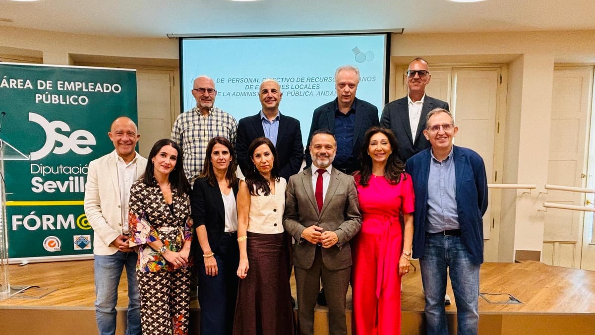 Participantes en el III Foro de Personal Directivo de Recursos Humanos de la Administración Pública organizado por la Diputación de Sevilla