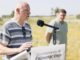 Juan Compañ García y autoridades de Colmenar Viejo en el acto de entrega del XI Premio Compromiso Ambiental
