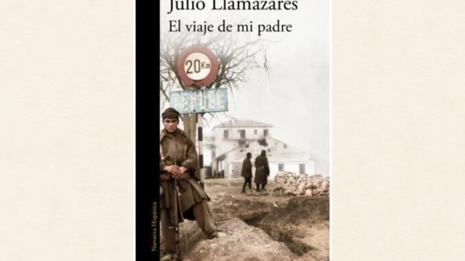 Julio Llamazares gana el Premio Nacional de Narrativa 2026 Cartel oficial del Premio Nacional de Narrativa 2026 con el nombre de Julio Llamazares y el título 'El viaje de mi padre', editado por Alfaguara