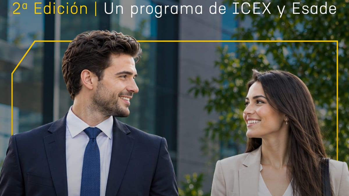 Cartel del Programa de Dirección Internacional PDI 2027, una iniciativa de Esade e ICEX para la formación de directivos en internacionalización empresarial
